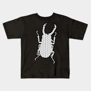 Stag Beetle Bug Pattern Kids T-Shirt